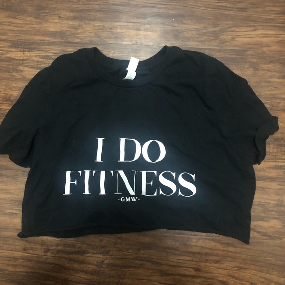 Tops - 2 Gmmw cropped gym t-shirts